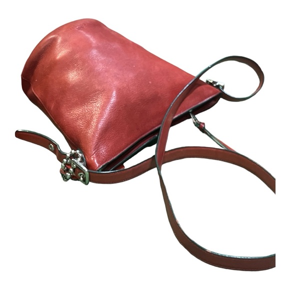 Vintage Coach Leather Crossbody Shoulder Bag. - Picture 5 of 8